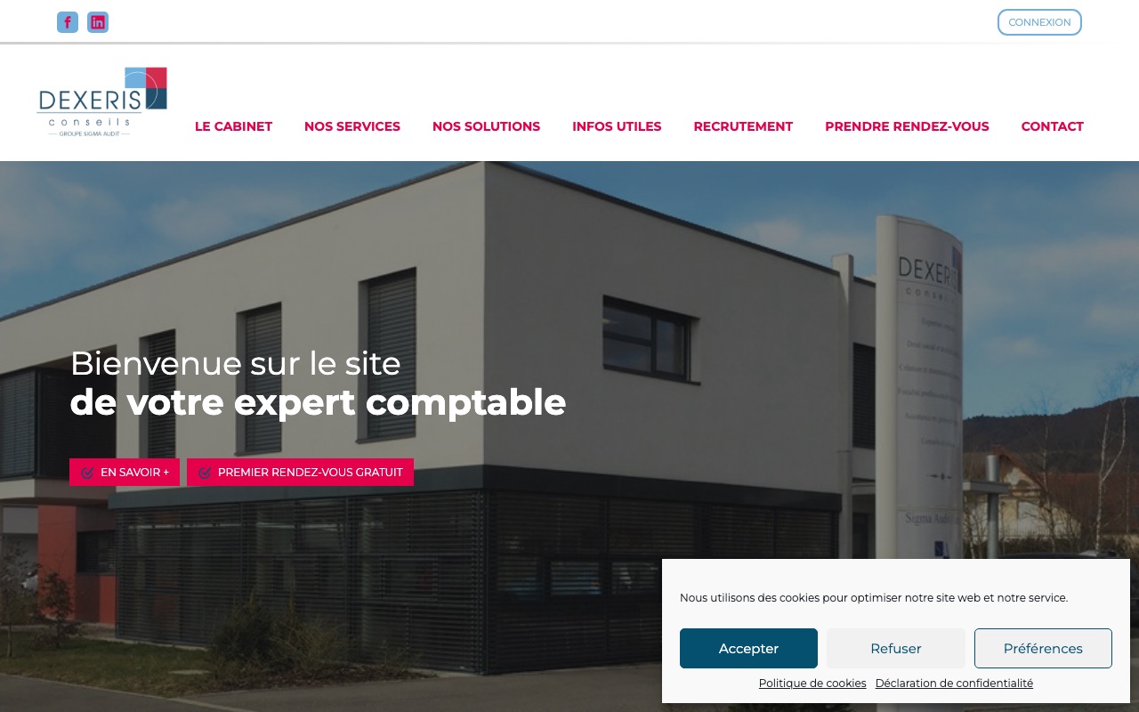 Capture de la source publique pour DEXERIS