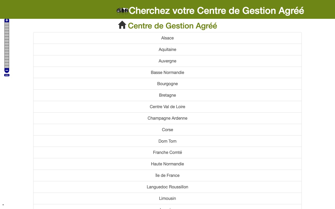 Aperçu du site de CENTRE DE GESTION AGREE