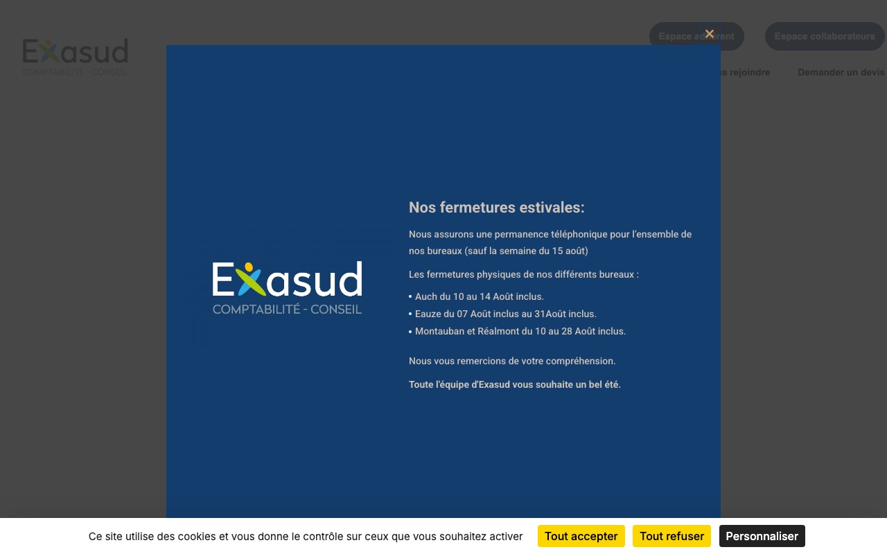 Capture de la source publique pour AGC EXASUD (EXASUD)