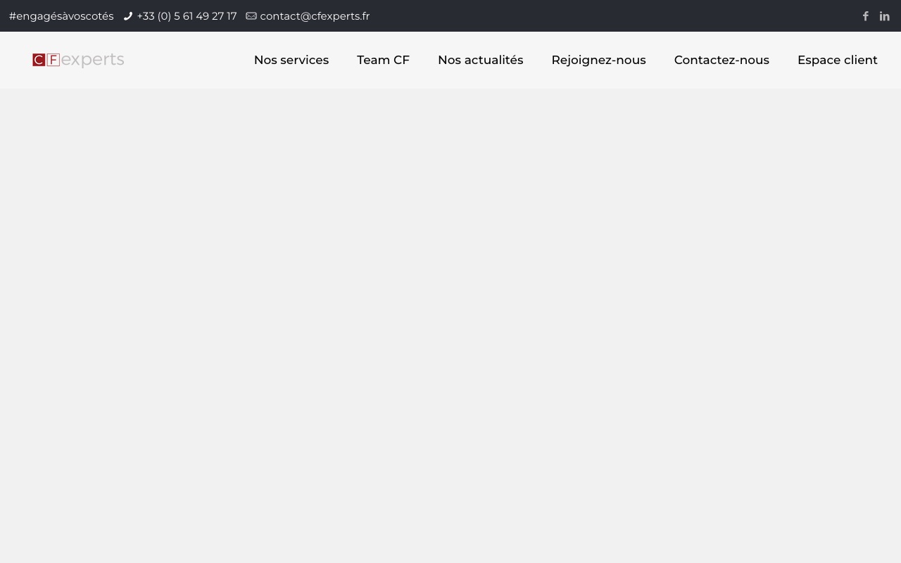 Aperçu du site de CF EXPERTS