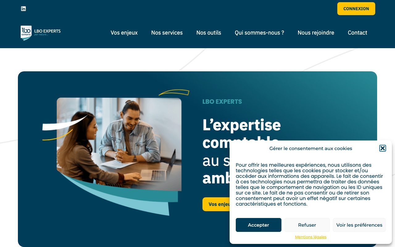 Aperçu du site de LBO EXPERTS