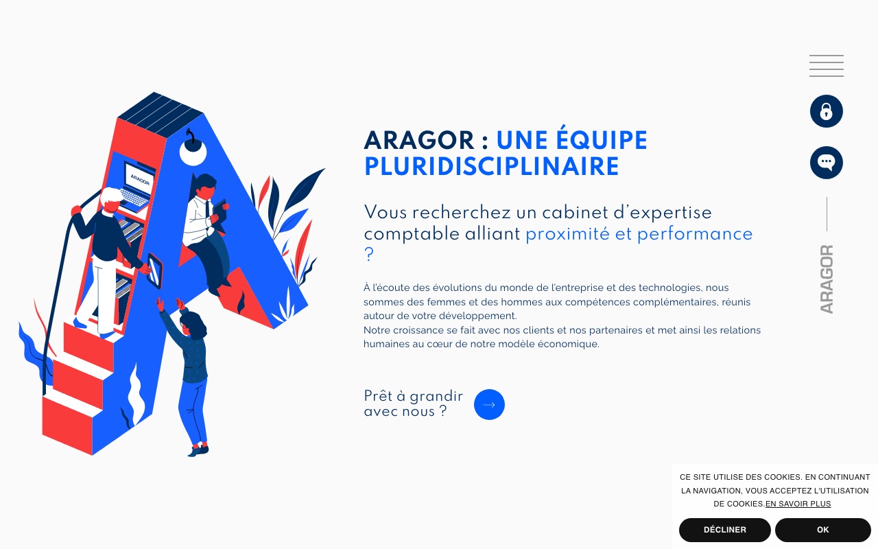 Aperçu du site de ARAGOR AUDIT