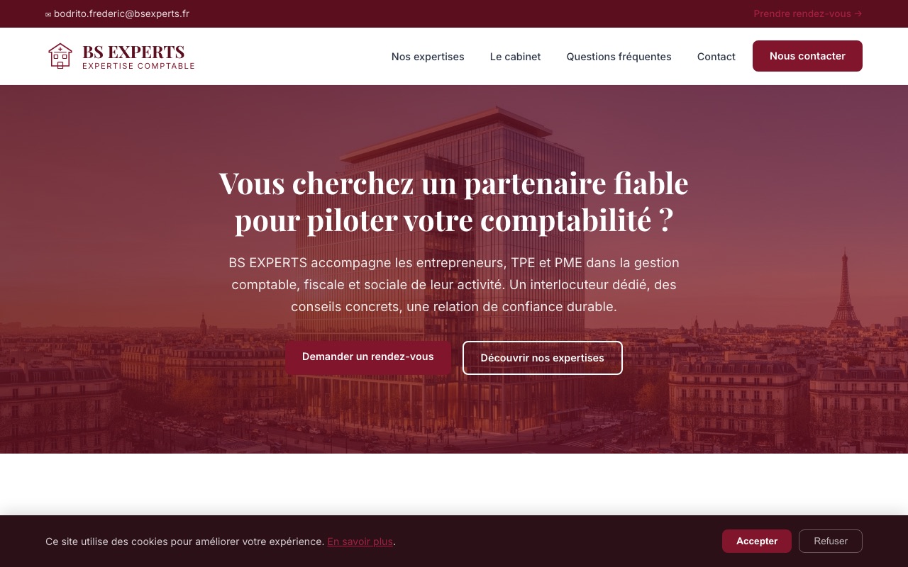 Capture de la source publique pour BS EXPERTS