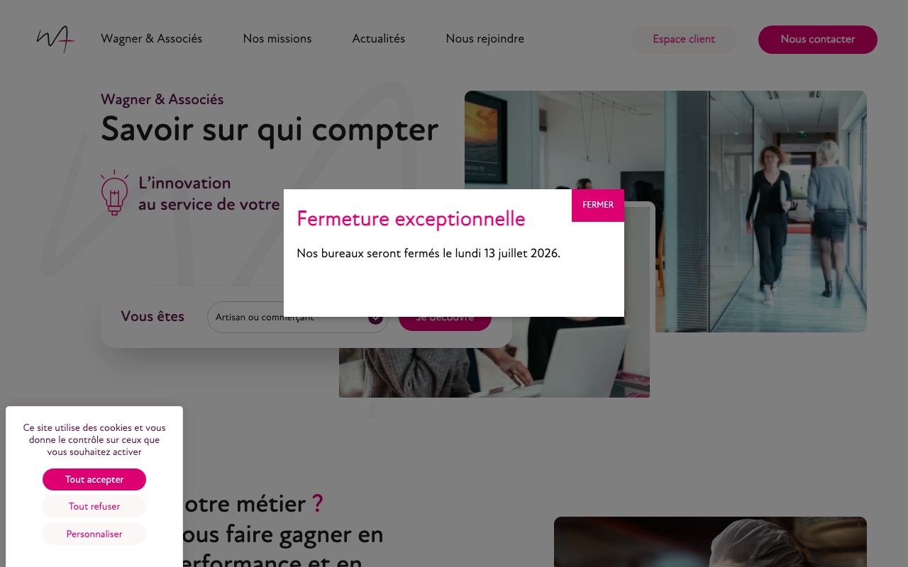 Capture de la source publique pour WAGNER & ASSOCIES