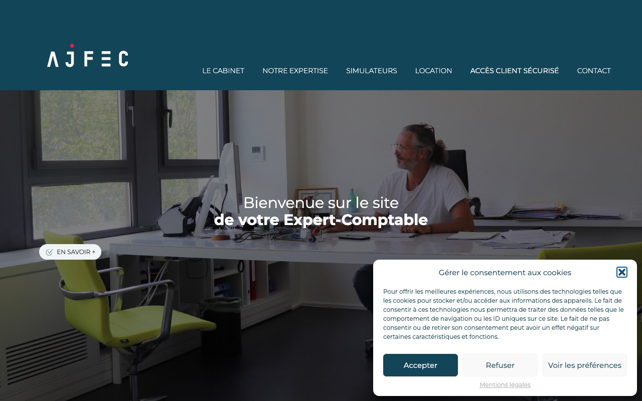 Aperçu du site de AJFEC