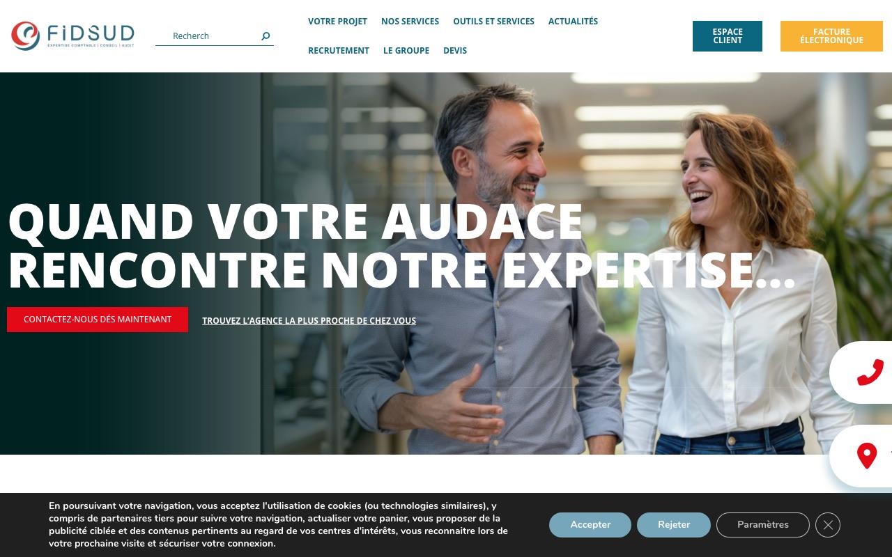 Capture de la source publique pour FID SUD AUDIT