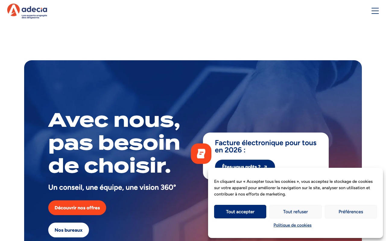 Aperçu du site de ADECIA AUDIT (ADECIA AUDIT)