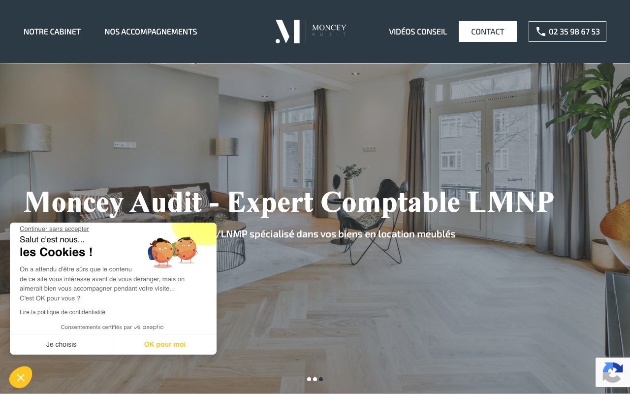 Capture de la source publique pour MONCEY AUDIT