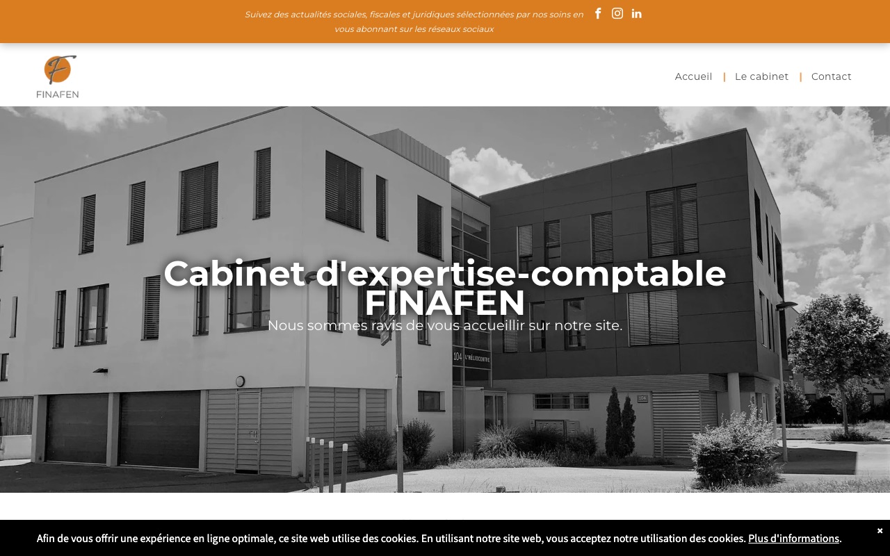 Aperçu du site de FINAFEN