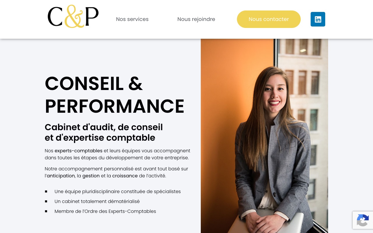 Aperçu du site de CONSEIL & PERFORMANCE (CONSEIL & PERFORMANCE)