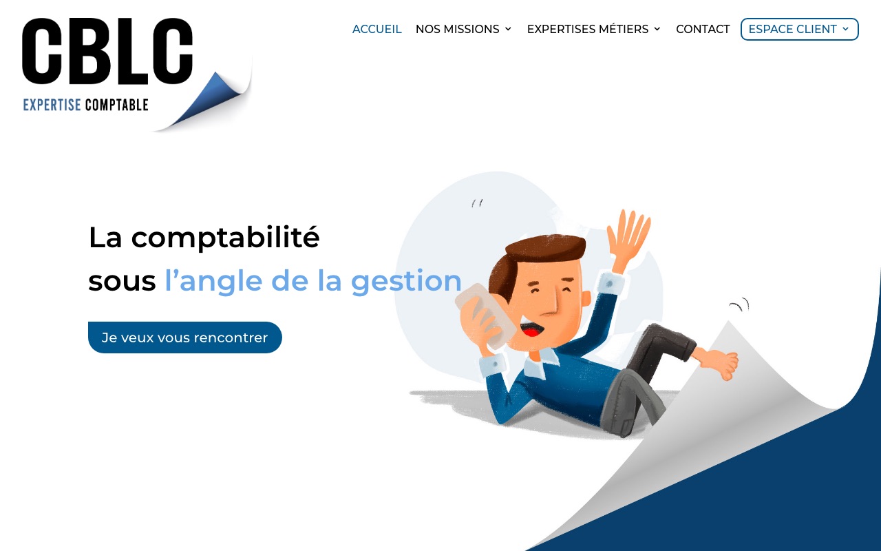 Aperçu du site de CBLC CONSEIL
