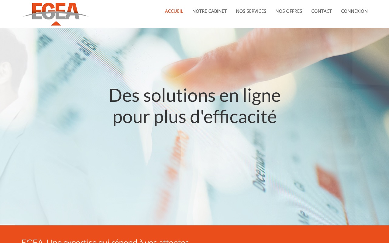 Aperçu du site de EXPERTISE GESTION DES ENTREPRISES AUDIT (EGEA)