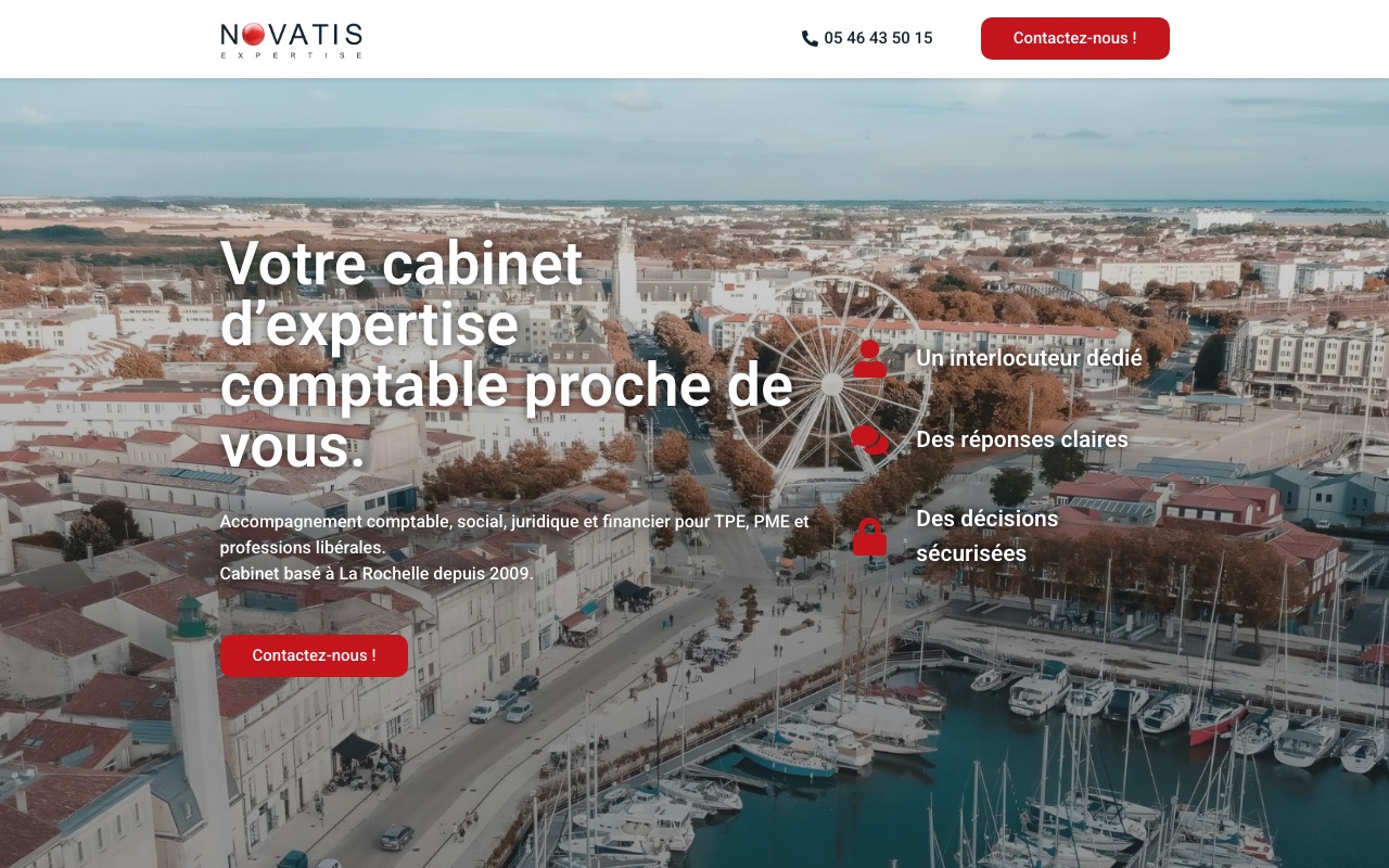 Aperçu du site de NOVATIS EXPERTISE (NOVATIS EXPERTISE)
