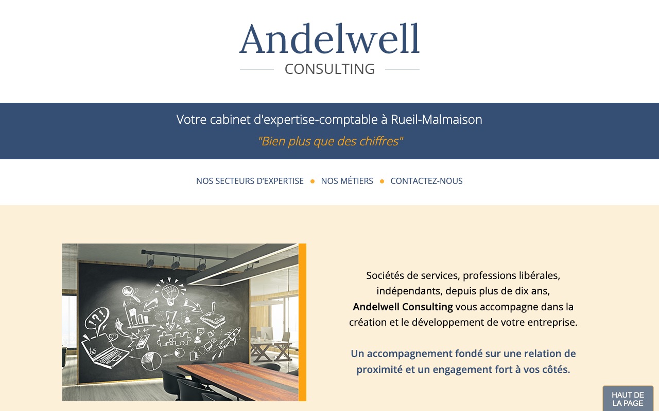 Aperçu du site de ANDELWELL CONSULTING (ANDELWELL CONSULTING)