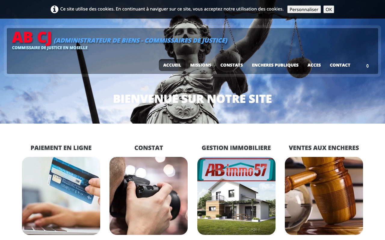 Aperçu du site de ABCJ CONSEILS