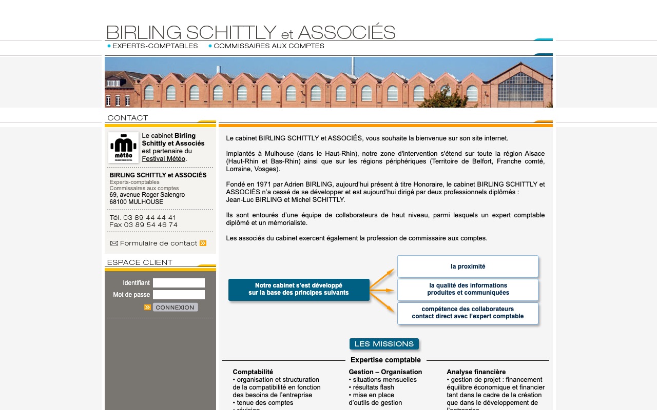 Aperçu du site de BIRLING SCHITTLY AUDIT SARL