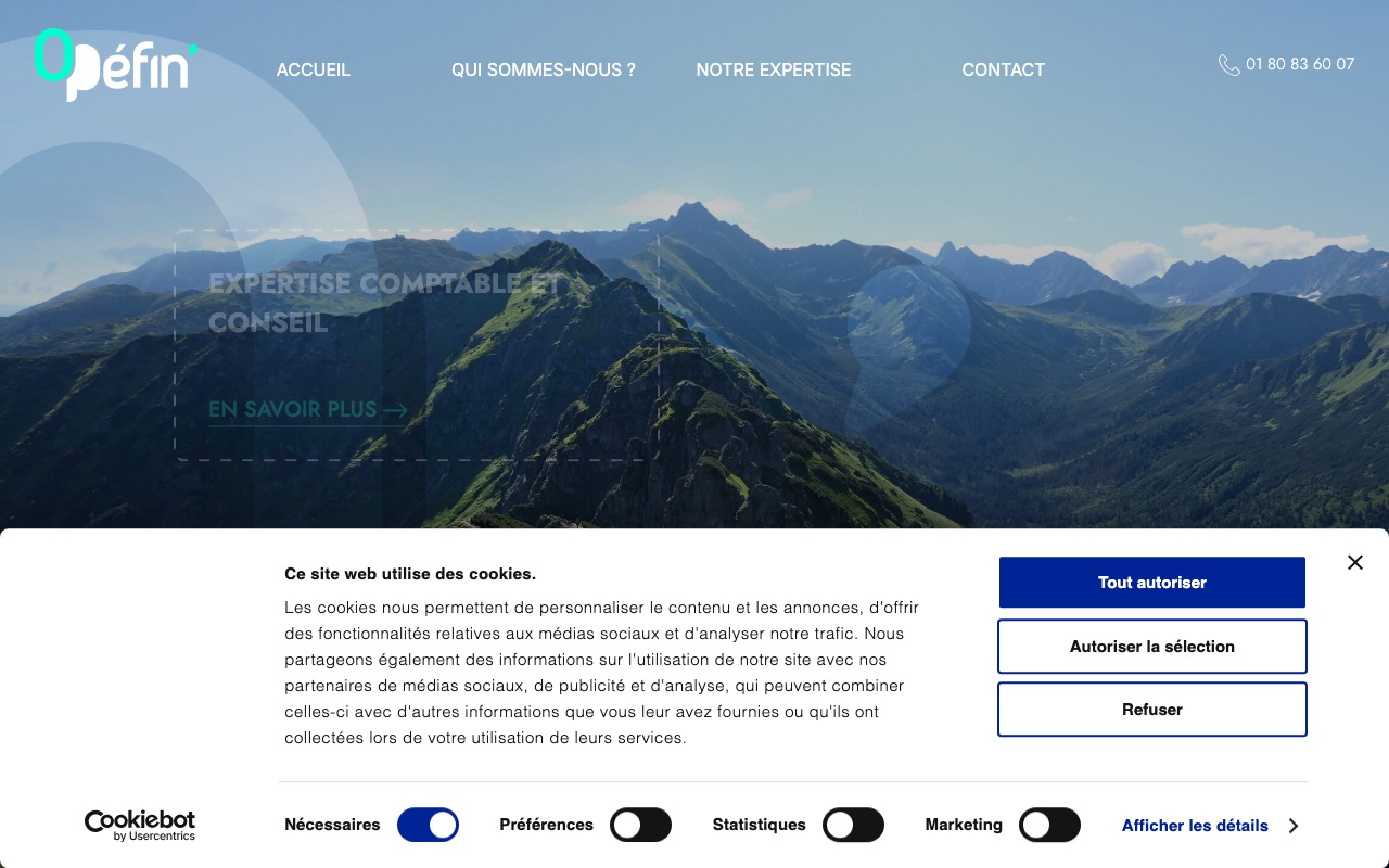 Aperçu du site de OPEFIN EXPERTISE (OPEFIN EXPERTISE)