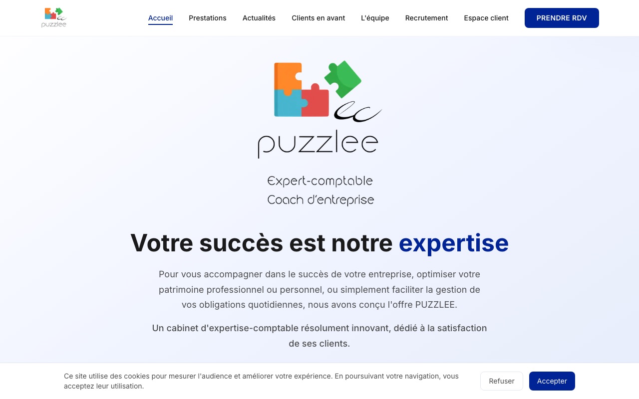Capture de la source publique pour PUZZLEE