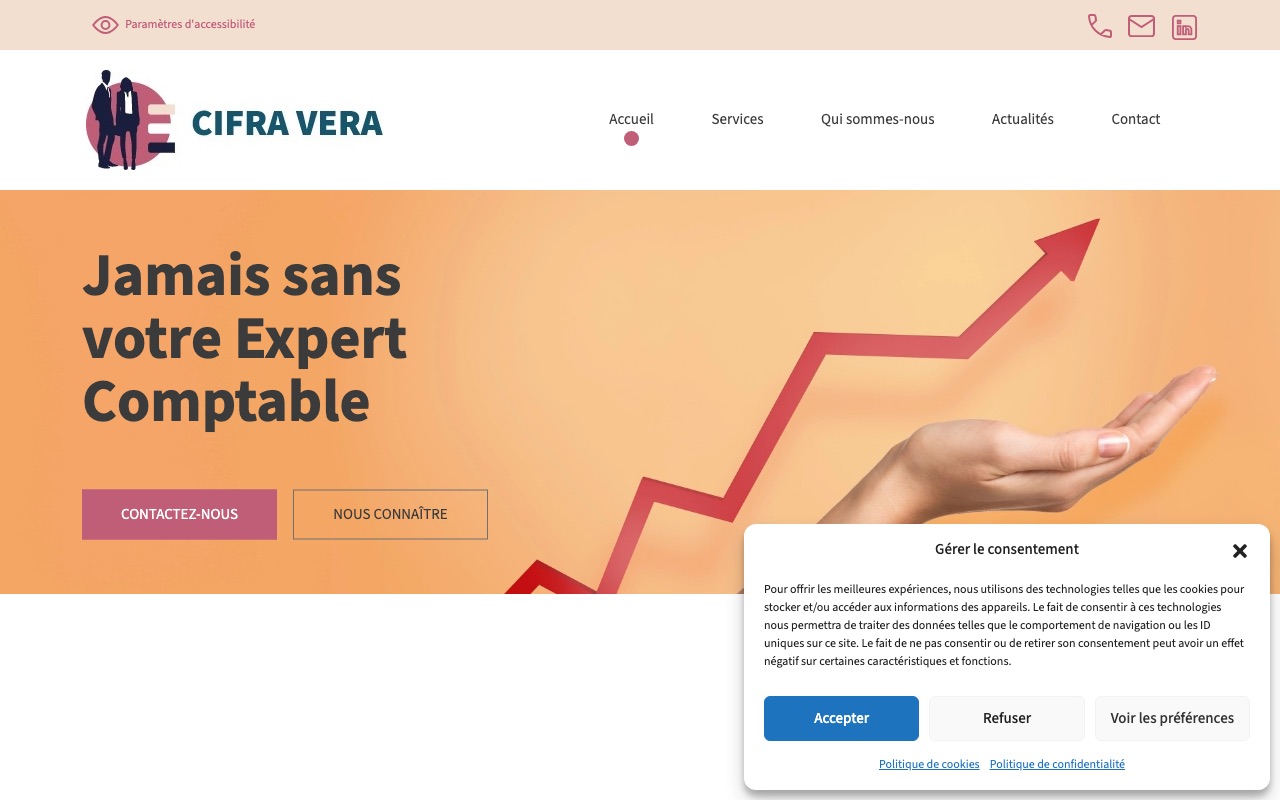 Capture de la source publique pour CIFRA VERA
