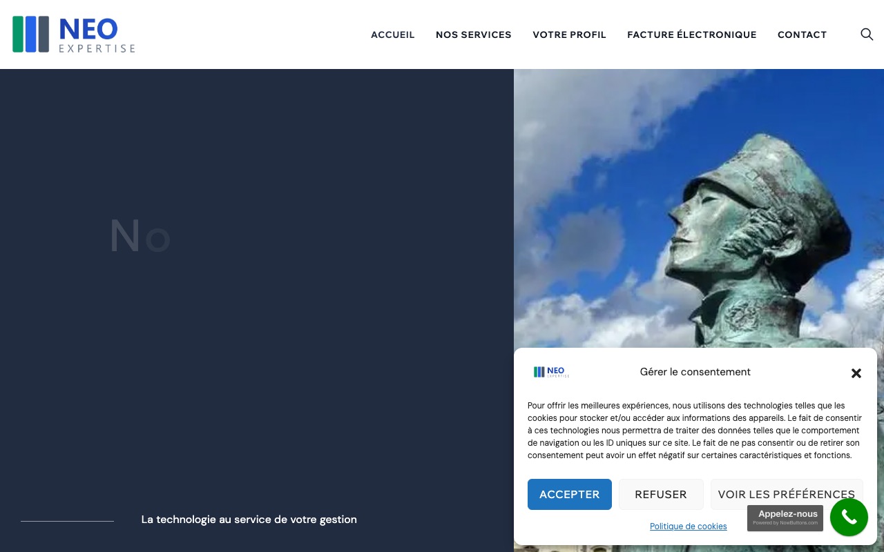 Capture de la source publique pour NEO EXPERTISE