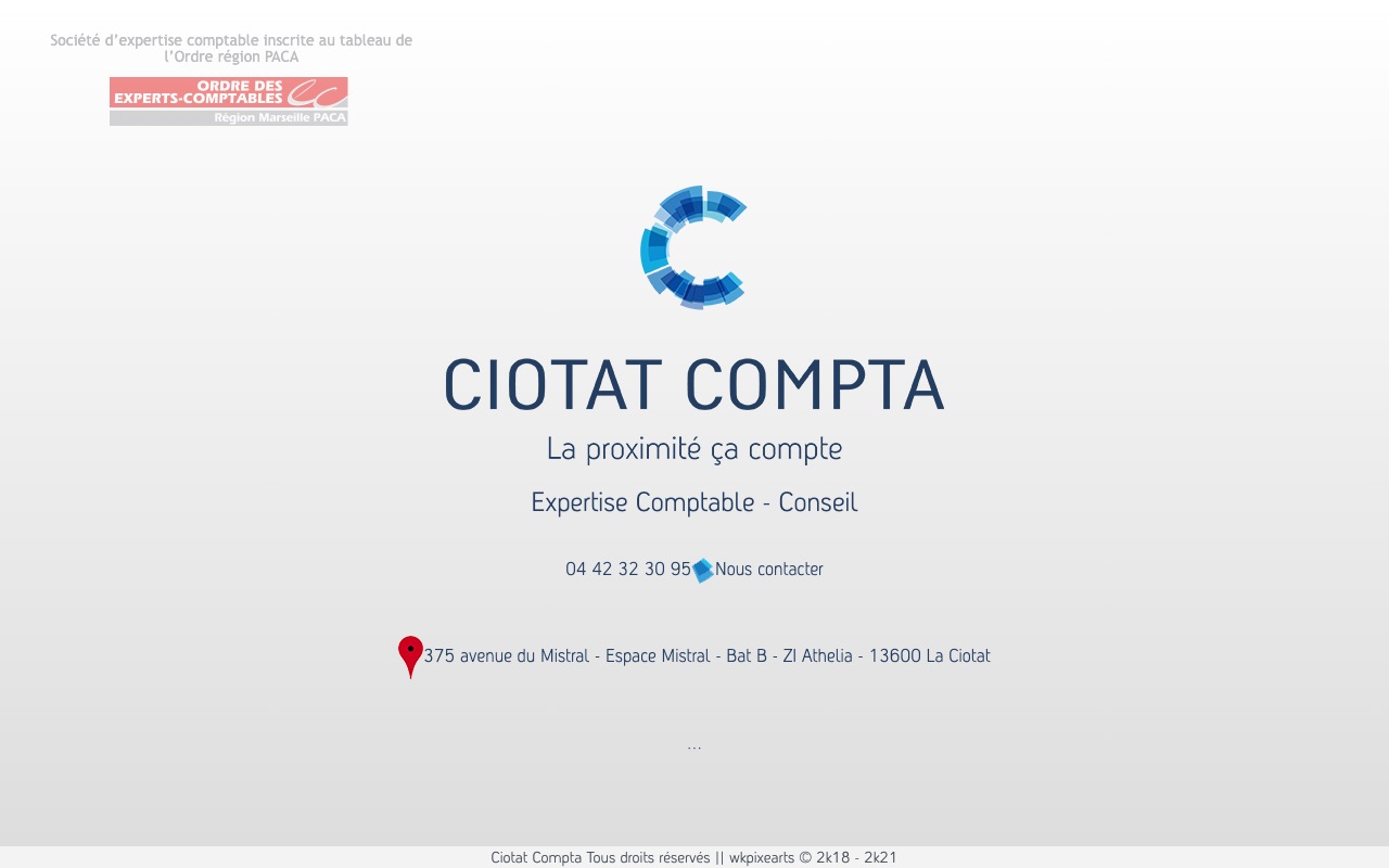 Aperçu du site de CIOTAT COMPTA (CIOTAT COMPTA)