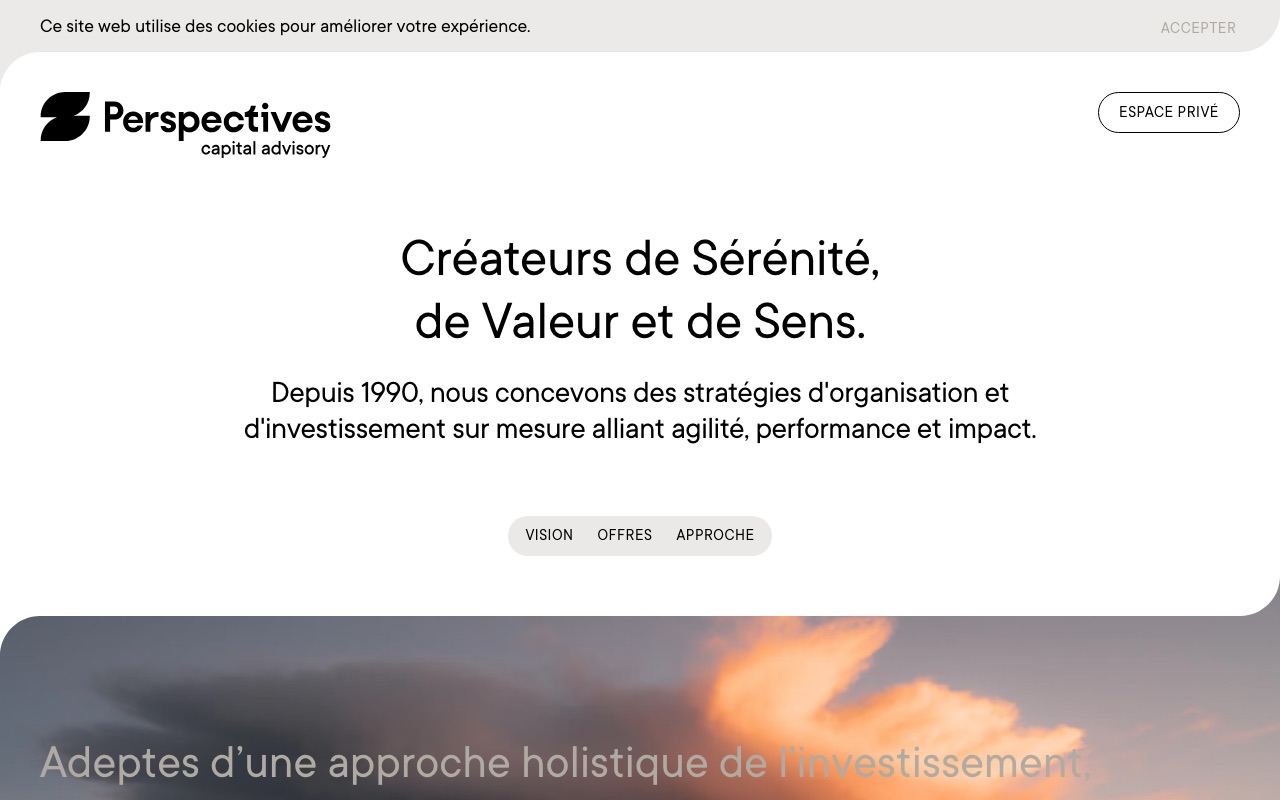 Aperçu du site de PERSPECTIVES 2.3