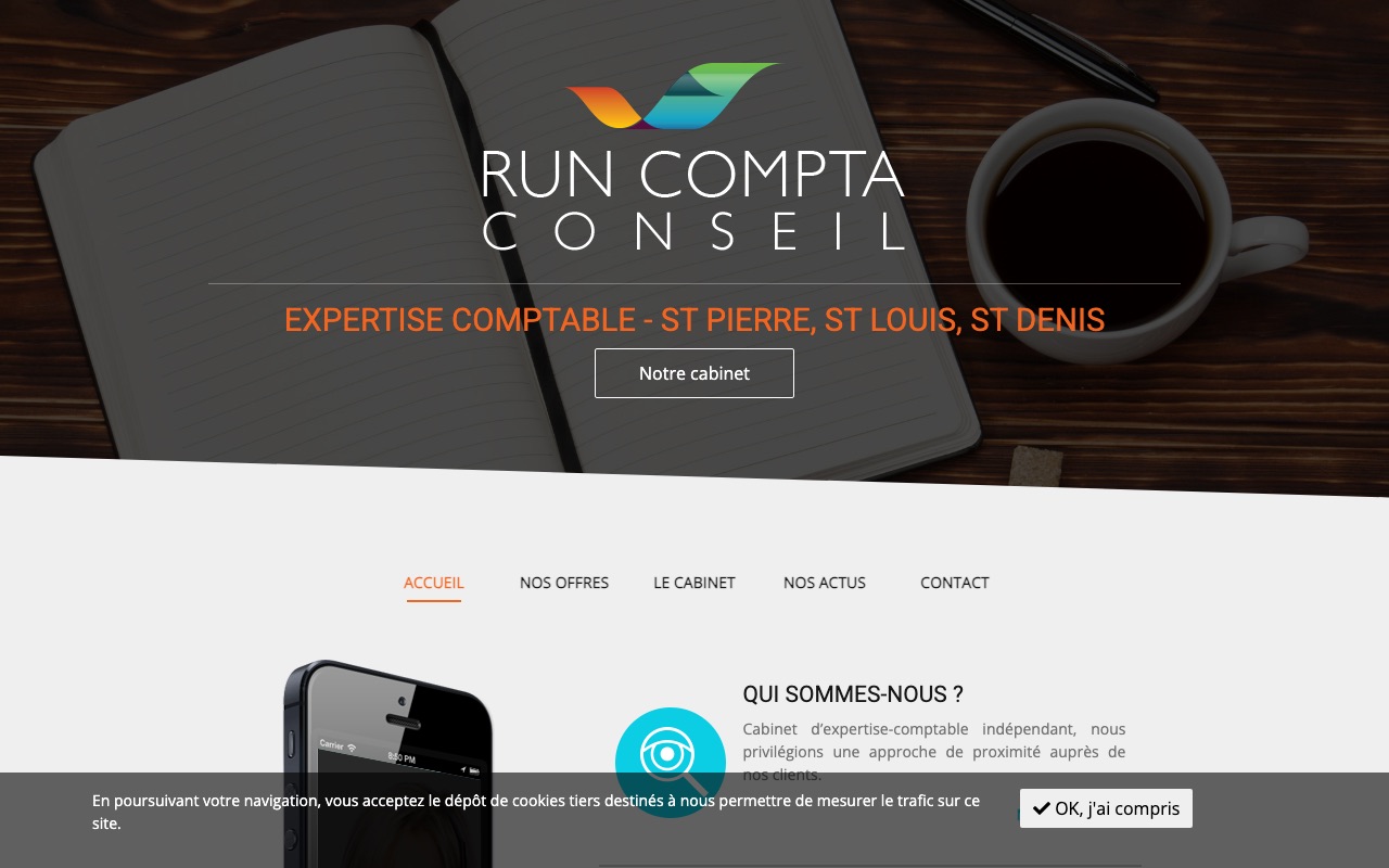 Aperçu du site de RUN COMPTA CONSEIL (RUN COMPTA CONSEIL)