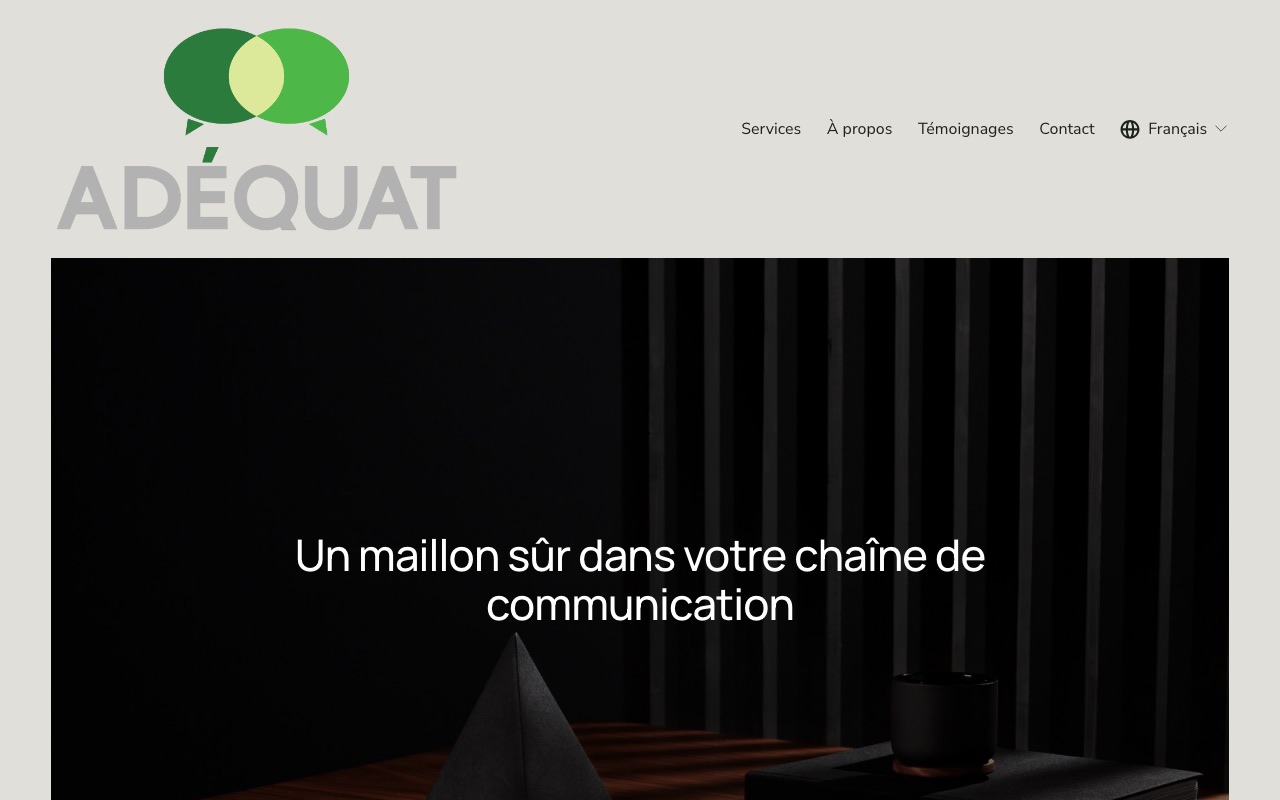 Aperçu du site de ADEQUAT AUDIT CONSEIL