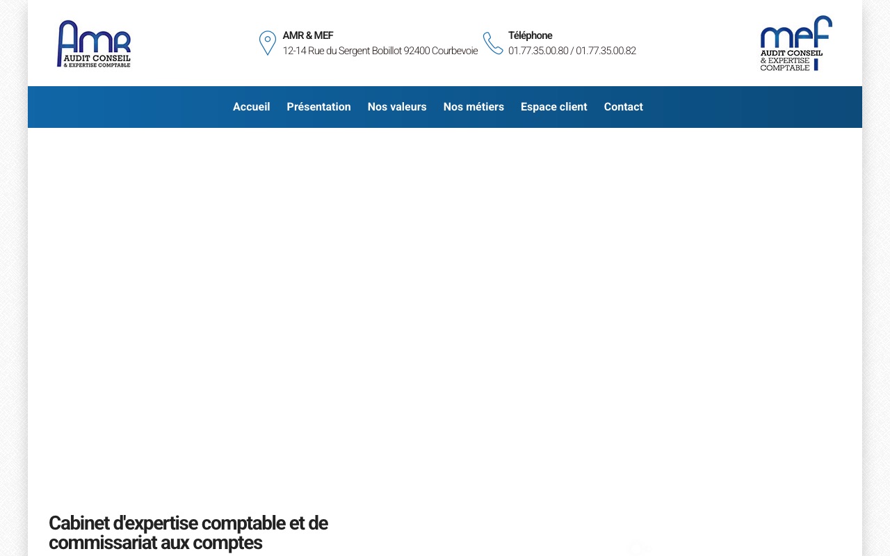 Capture de la source publique pour AMR AUDIT CONSEIL & EXPERTISE COMPTABLE (AMR ACE)