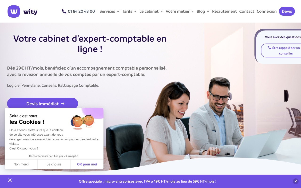 Capture de la source publique pour WITY