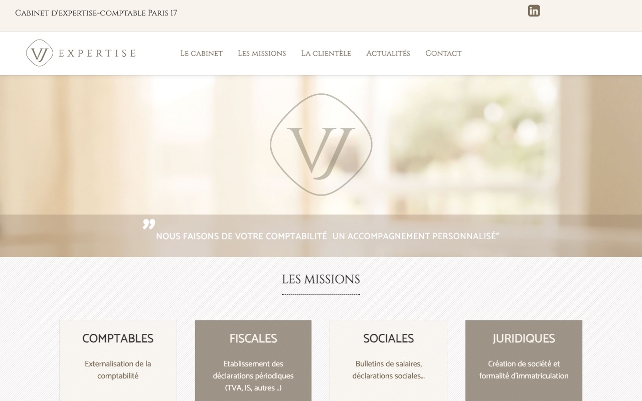 Capture de la source publique pour VJ EXPERTISE (VJ EXPERTISE)