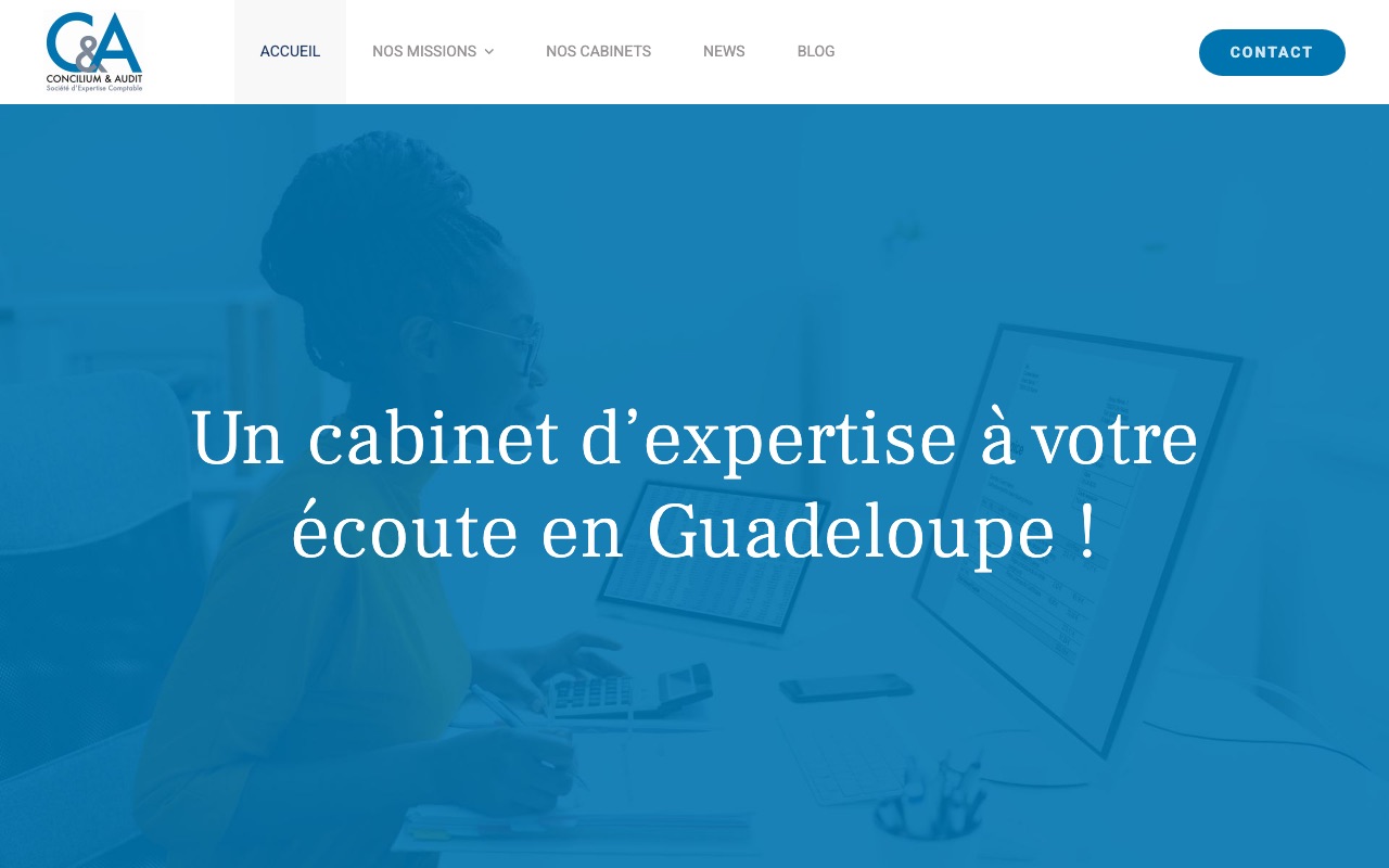 Aperçu du site de CONCILIUM & AUDIT (CONCILIUM & AUDIT) (C&A)
