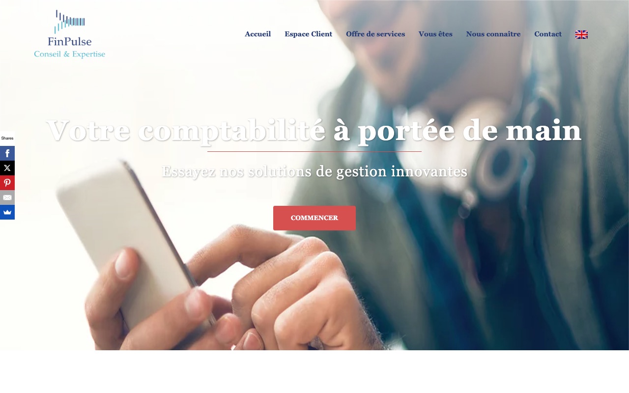 Aperçu du site de FINPULSE CONSEIL ET EXPERTISE (FINPULSE)