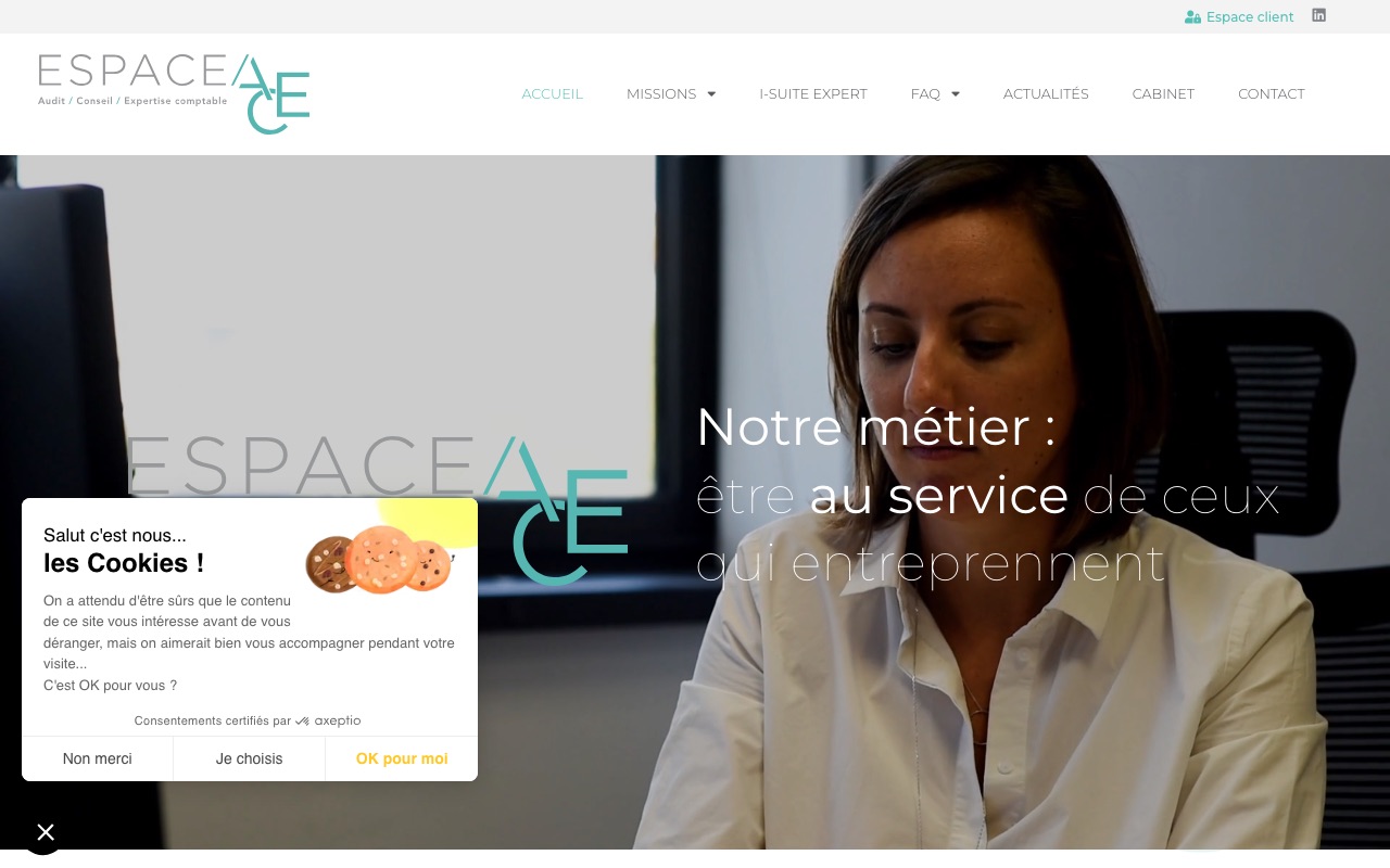 Capture de la source publique pour ESPACE AUDIT CONSEIL EXPERTISE COMPTABLE (ESPACE ACE) (ESPACE ACE)