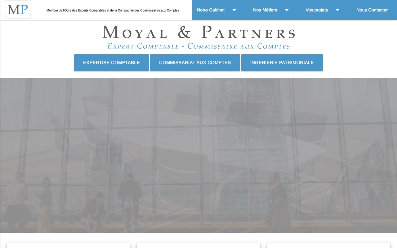 Aperçu du site de MOYAL & PARTNERS