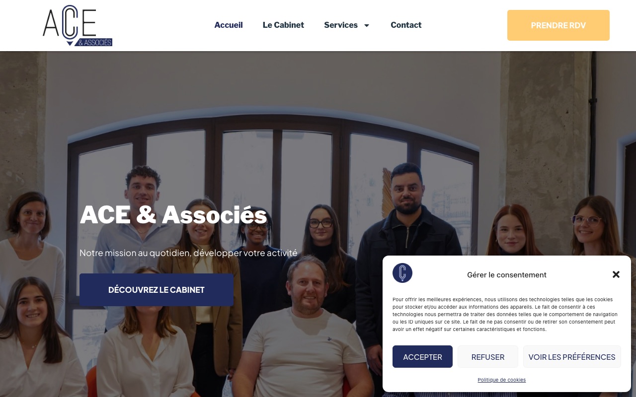 Aperçu du site de ACE & ASSOCIES (ACE & ASSOCIES)