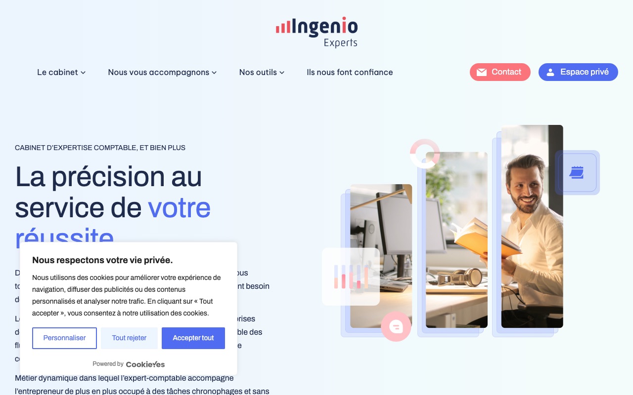 Aperçu du site de INGENIO EXPERTS