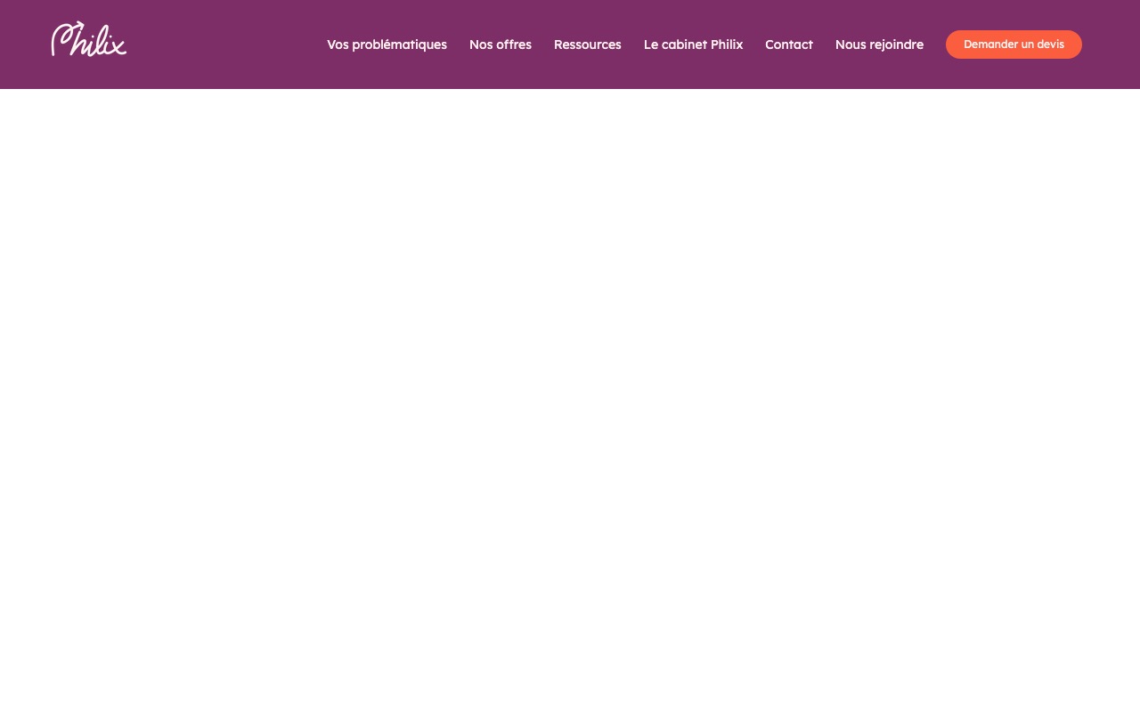 Capture de la source publique pour PHILIX ASSOCIES