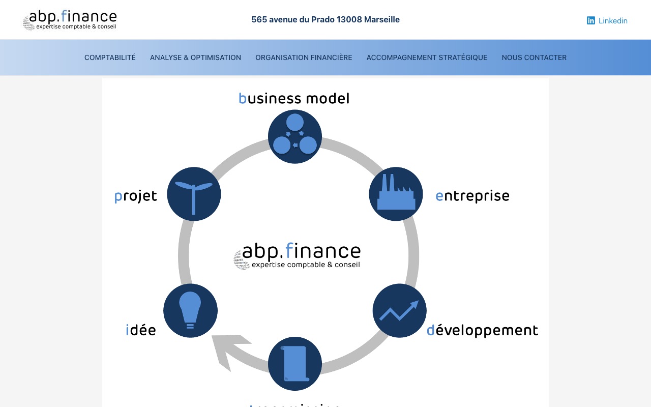 Aperçu du site de ABP FINANCE