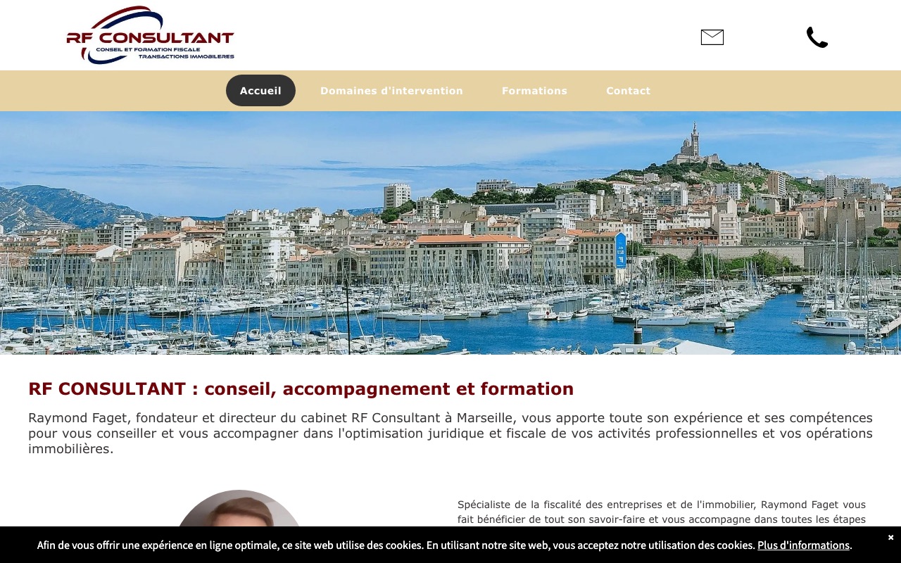 Capture de la source publique pour RF CONSULTANT