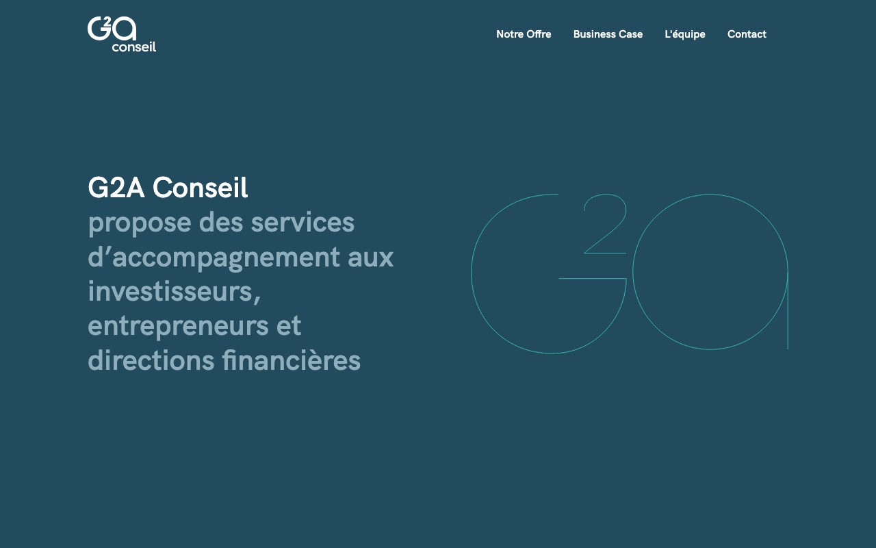 Capture de la source publique pour G2A CONSEIL (G2A CONSEIL)