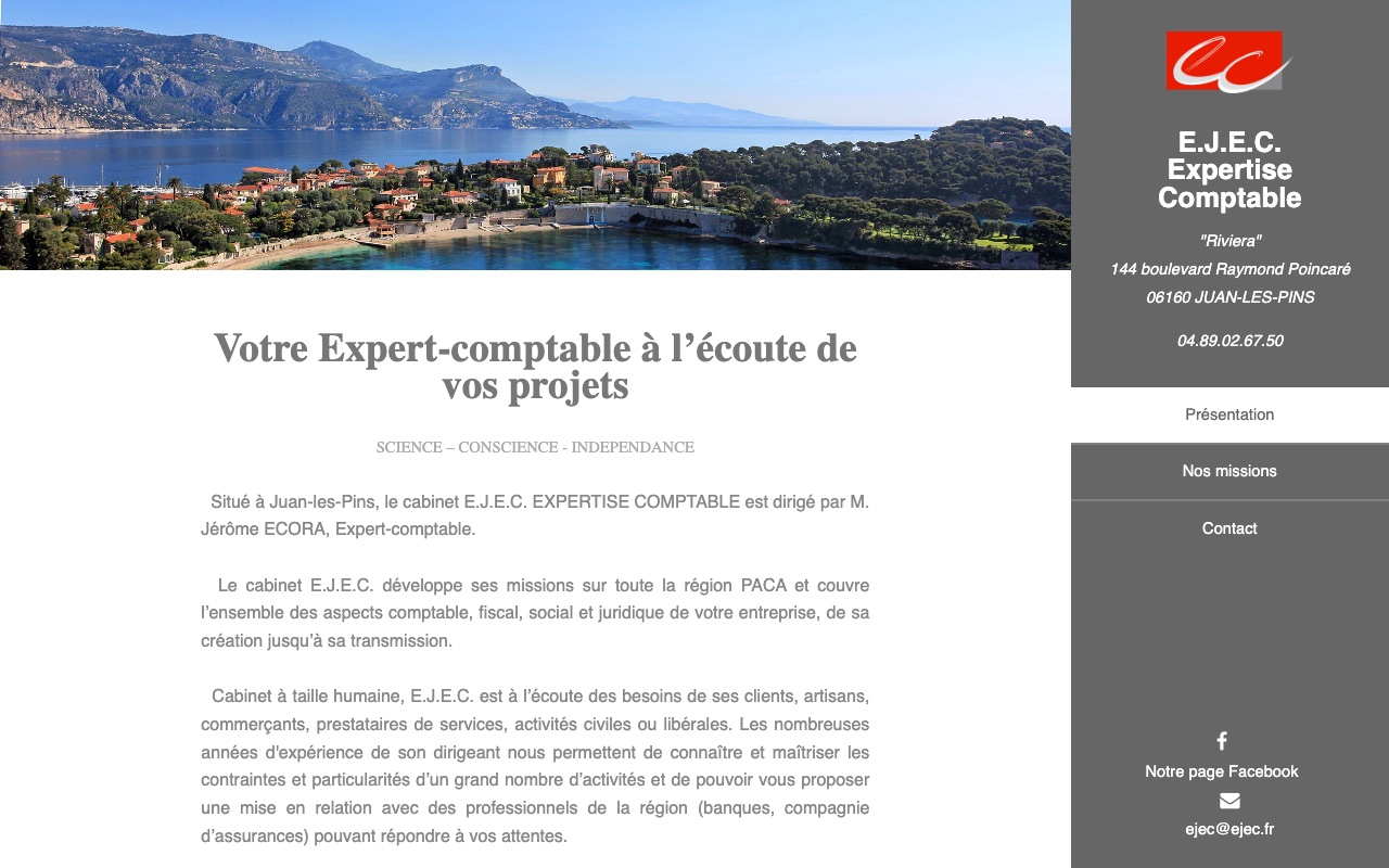 Capture de la source publique pour ECORA JEROME EXPERTISE COMPTABLE