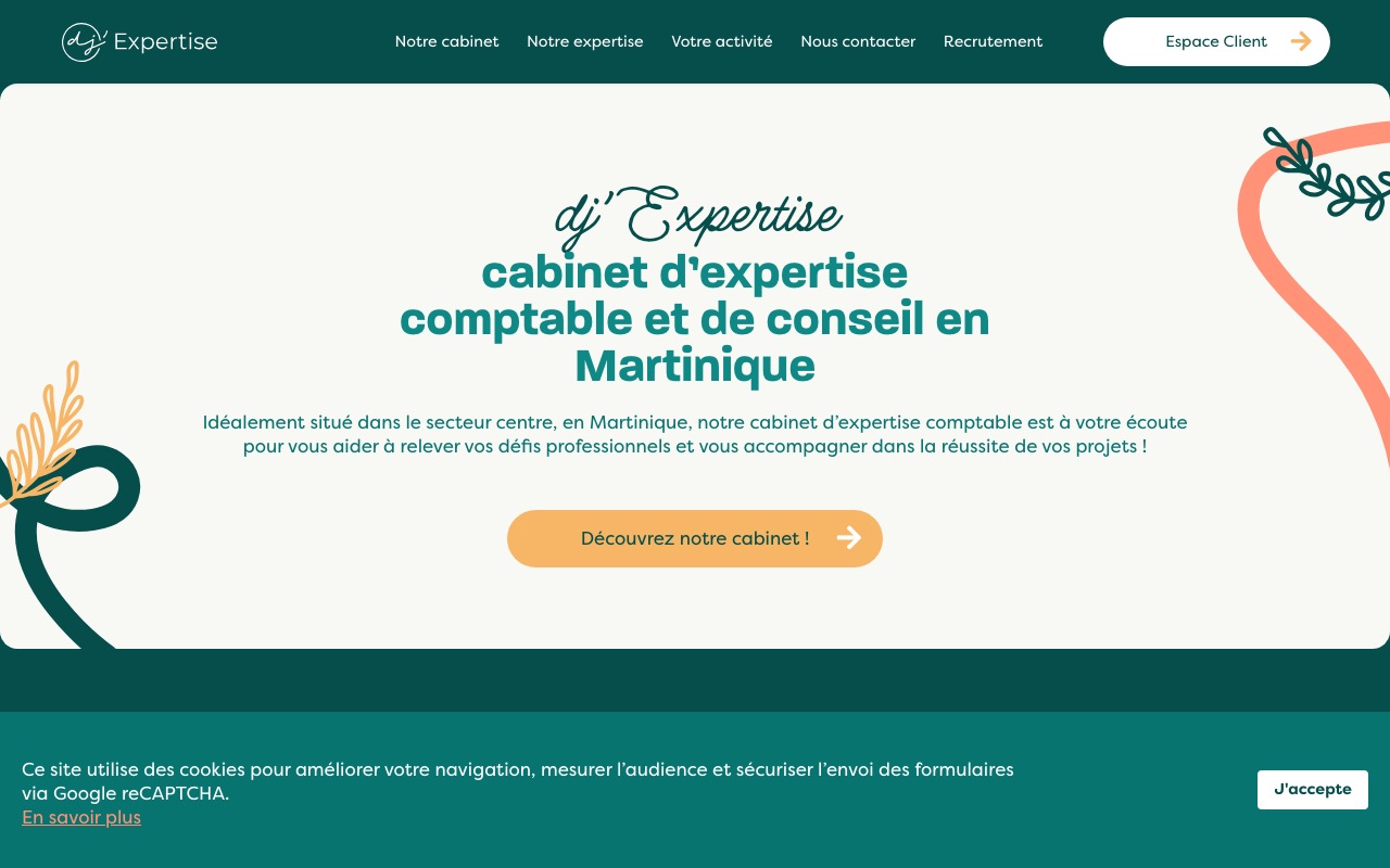Aperçu du site de DJ.EXPERTISE