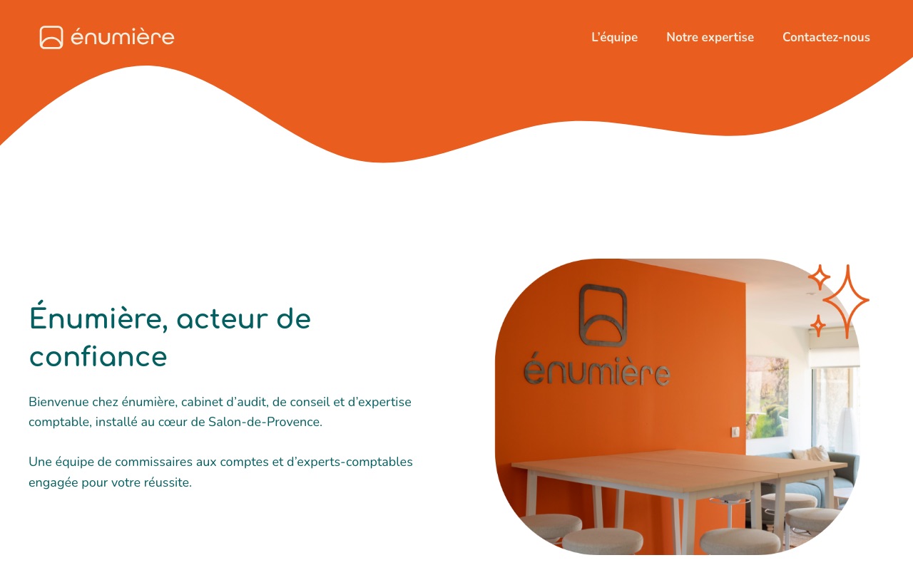 Aperçu du site de ENUMIERE