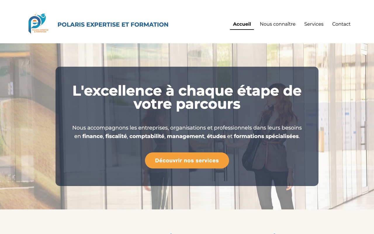 Aperçu du site de POLARIS EXPERTISE
