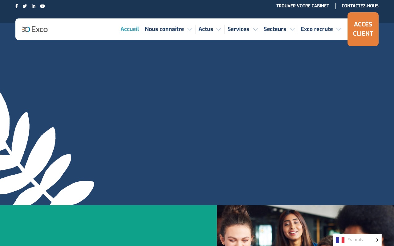 Aperçu du site de A-EXCO