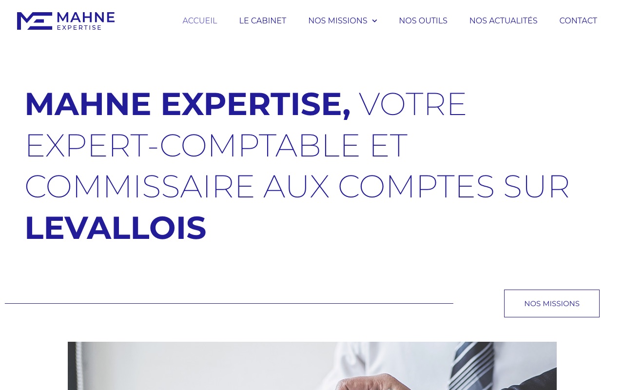 Aperçu du site de MAHNE EXPERTISE