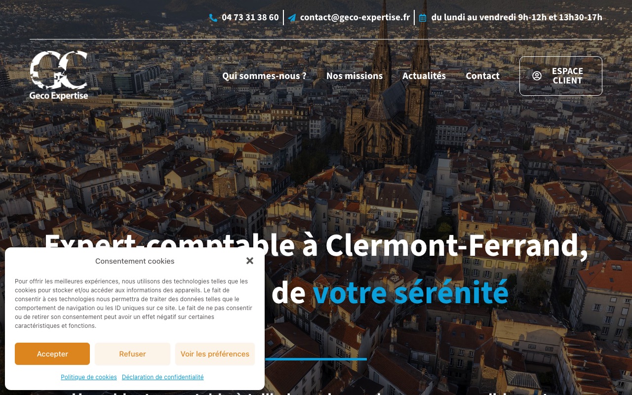 Capture de la source publique pour GECO EXPERTISE