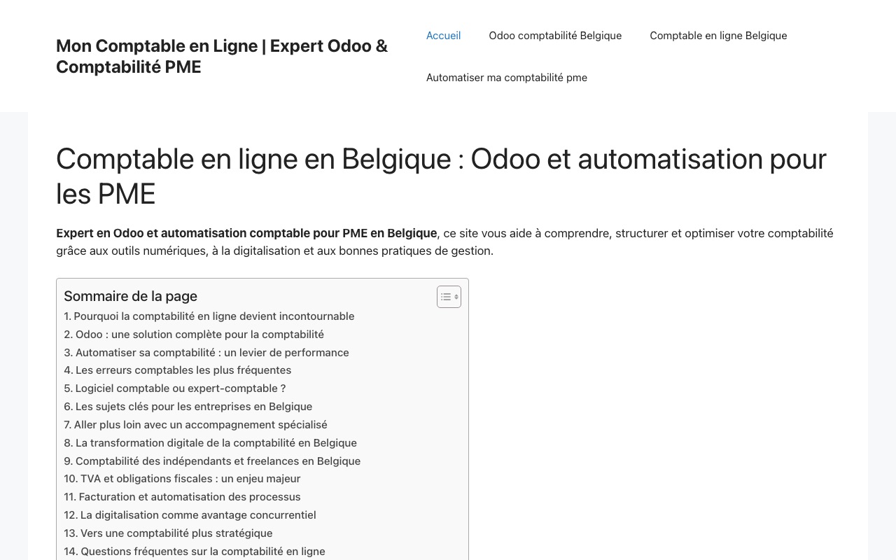 Capture de la source publique pour MON COMPTABLE EN LIGNE (MON COMPTABLE EN LIGNE)