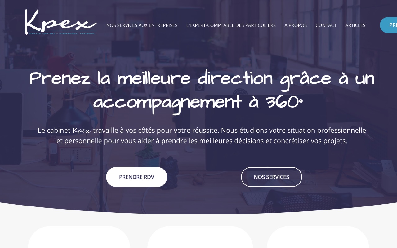 Aperçu du site de KPEX